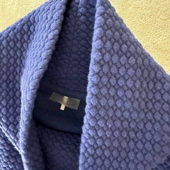 Calia Purple Cloud Mock Neck Textured Pullover - Picture 2 of 3